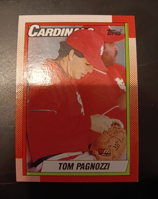 1990 Topps #509 Tom Pagnozzi — front