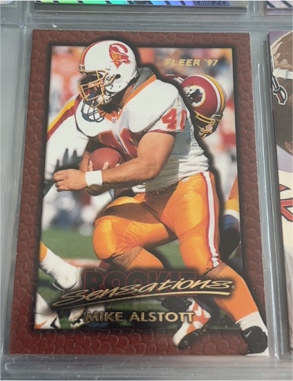 1997 Fleer Rookie Sensations #2 Mike Alstott — front