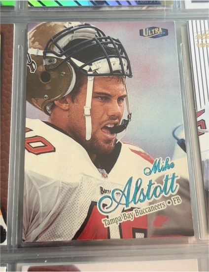 1998 Ultra #163 Mike Alstott — front
