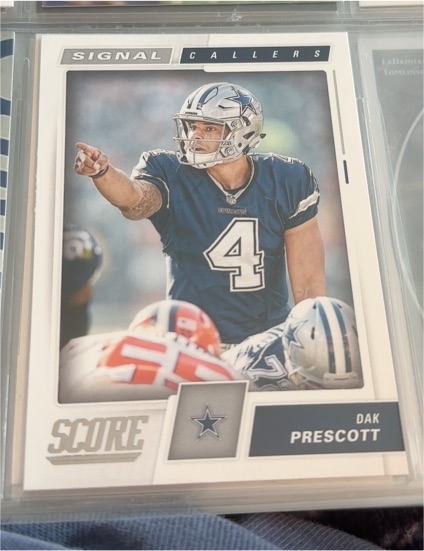 2017 Panini Score Signal Callers #7 Dak Prescott — front