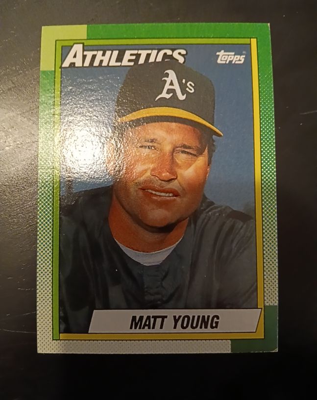 1990 Topps #501 Matt Young — front