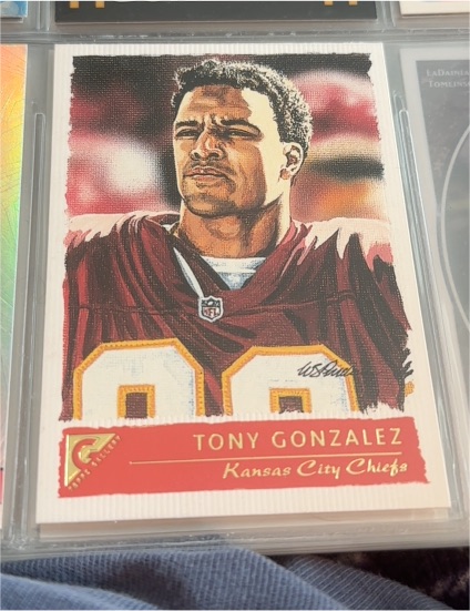 2001 Topps Gallery #91 Tony Gonzalez — front