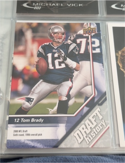 2009 Upper Deck Draft Edition #187 Tom Brady — front