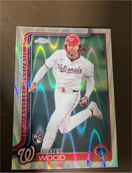2025 Topps Chrome #132 James Wood — front
