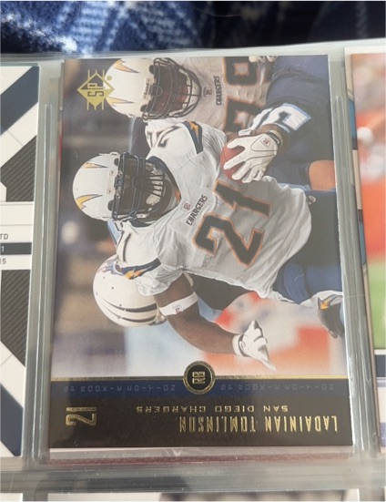 2000 Upper Deck SP #21 LaDainian Tomlinson — front