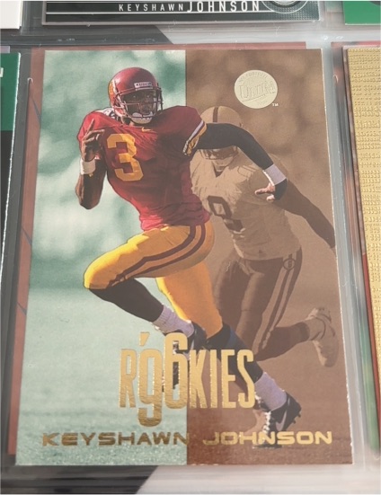 1996 Fleer Ultra Rookies #172 Keyshawn Johnson — front