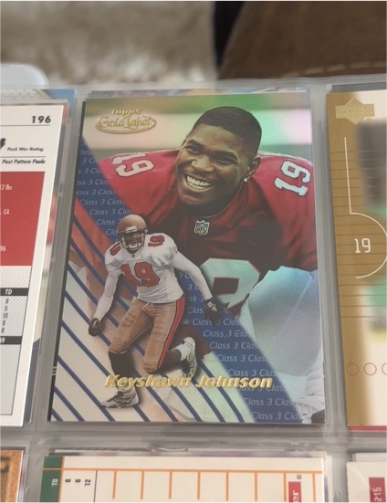 2000 Topps Gold Label Class 3 #60 Keyshawn Johnson — front