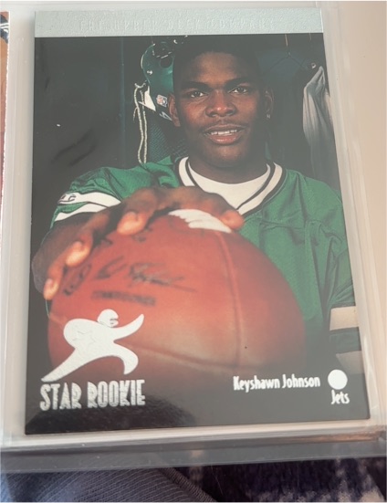 1996 Upper Deck #1 Keyshawn Johnson — front