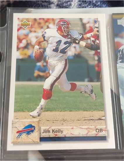 1992 Upper Deck #566 Jim Kelly — front