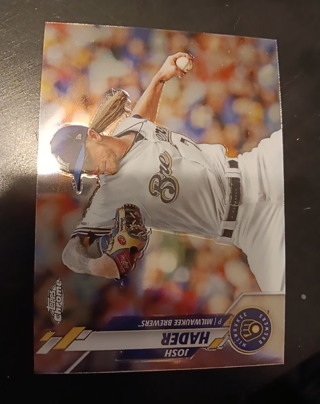 2020 Topps Chrome #40 Josh Hader — front