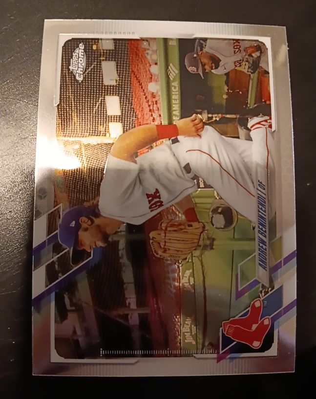 2021 Topps #154 Andrew Benintendi — front