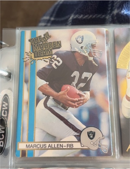 1990 Action Packed The All-Madden Team #28 Marcus Allen — front