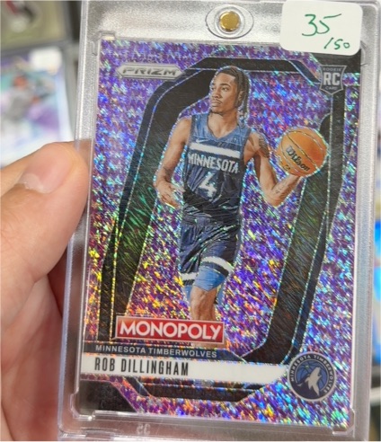 2024-25 Panini Prizm Monopoly #90 Rob Dillingham — front