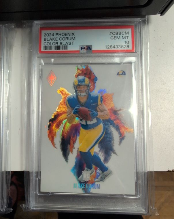 2024 Panini Phoenix Color Blast #CBBCM Blake Corum — front