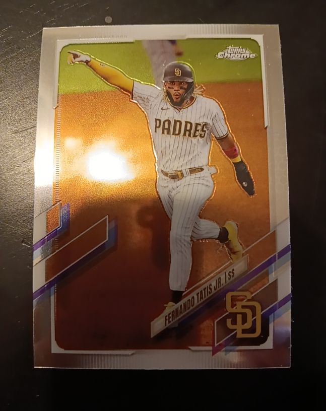 2021 Topps Chrome #1 Fernando Tatís Jr. — front