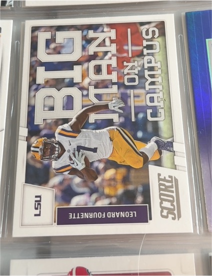 2017 Panini Score Big Man on Campus #15 Leonard Fournette — front