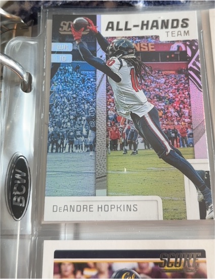 2019 Panini Score All-Hands Team #AHT-8 DeAndre Hopkins — front