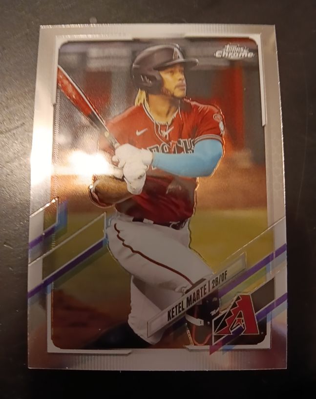 2021 Topps Chrome #116 Ketel Marte — front