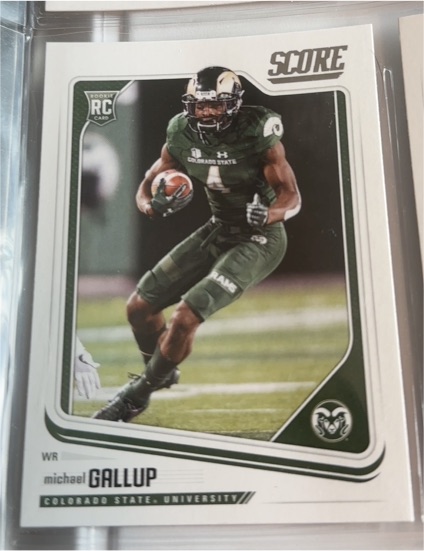 2018 Panini Score #388 Michael Gallup — front