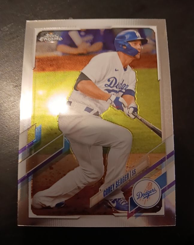 2021 Topps Chrome #117 Corey Seager — front