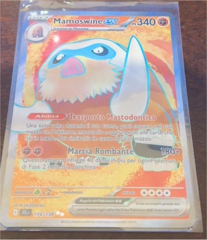 2025 Pokémon #174 Mamoswine ex — front