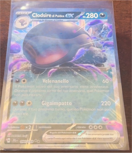 2025 Pokémon TCG SV09: Journey Together #094/159 Paldean Clodsire ex — front