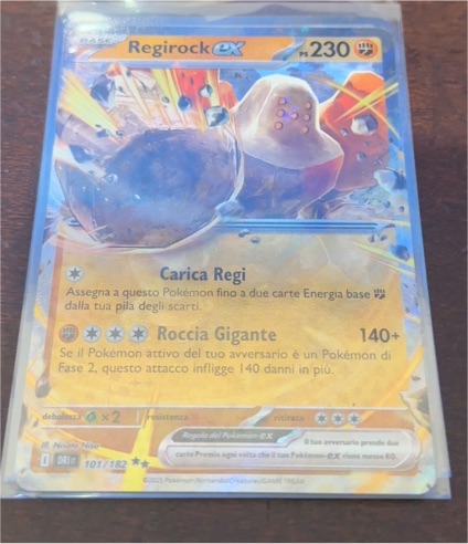 2023 Pokémon TCG Scarlet & Violet Destined Rivals #101 Regirock EX — front
