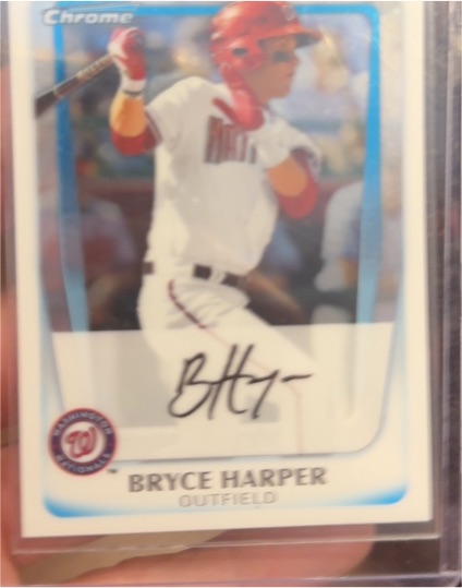 2011 Bowman Chrome #BCP1 Bryce Harper — front