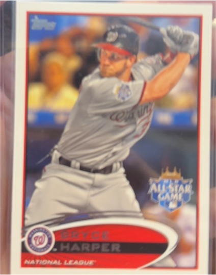 2012 Topps Update #US299 Bryce Harper — front