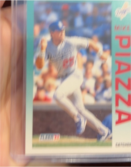 1992 Fleer #7 Mike Piazza — front