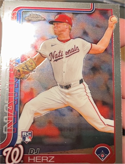 2025 Topps Chrome #270 DJ Herz — front