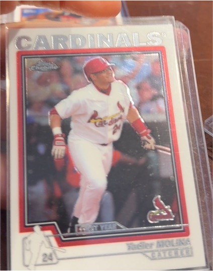 2004 Topps Chrome #219 Yadier Molina — front