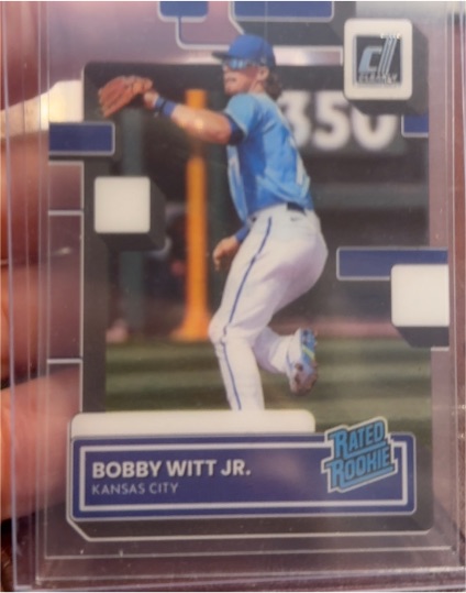 2022 Donruss Clearly Donruss Rated Rookie Bobby Witt Jr. — front