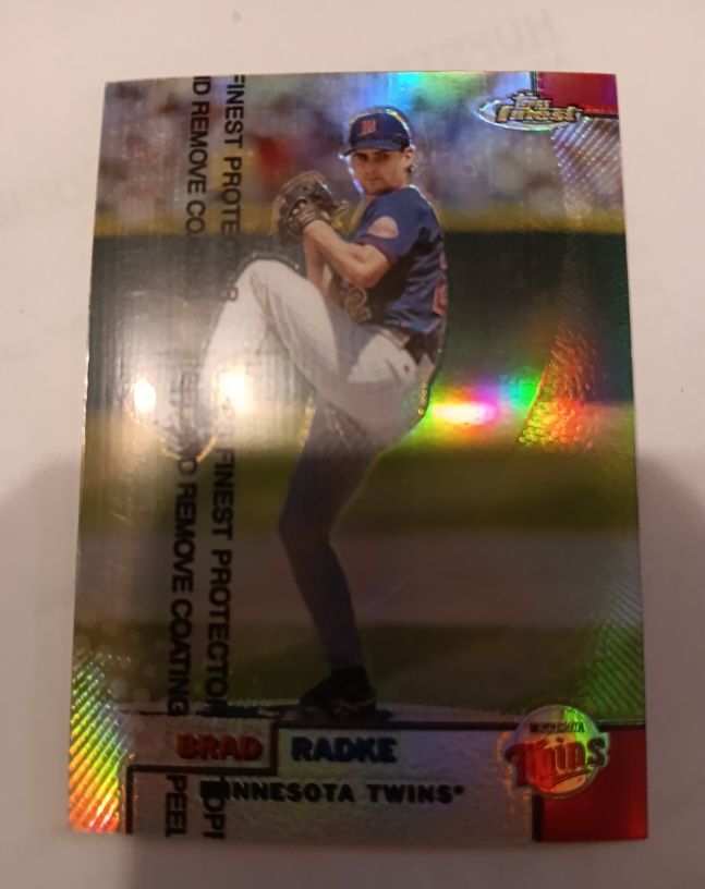 1999 Topps Finest #37 Brad Radke — front