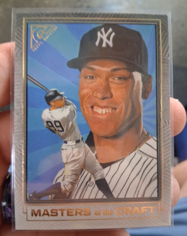 2021 Topps Gallery Masters of the Craft #MTC-13 Aaron Judge — front