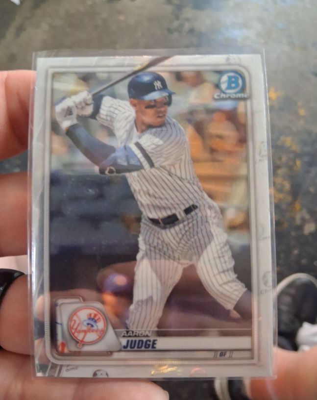 2020 Bowman Chrome #13 Aaron Judge — front