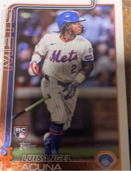 2025 Topps Chrome #56 Luisangel Acuna — front