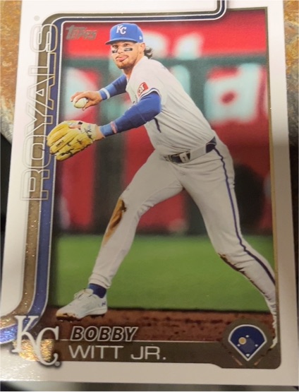 2025 Topps #100 Bobby Witt Jr. — front