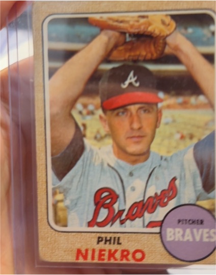 1968 Topps #257 Phil Niekro — front