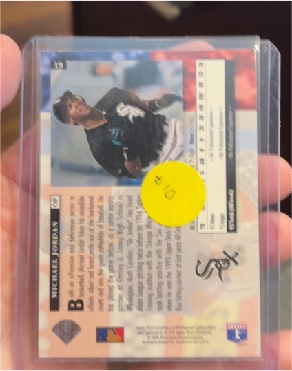 1994 Upper Deck #19 Michael Jordan — front