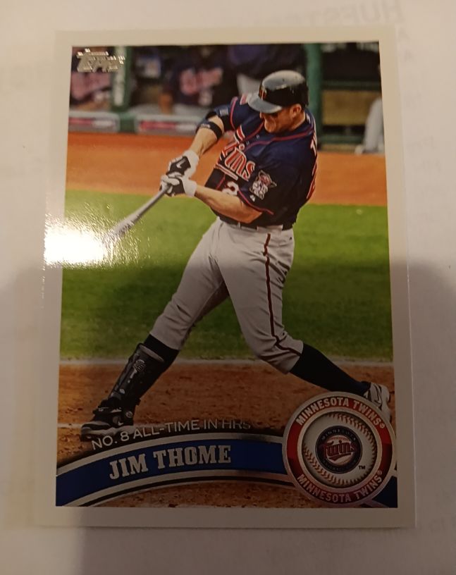 2011 Topps #304 Jim Thome — front
