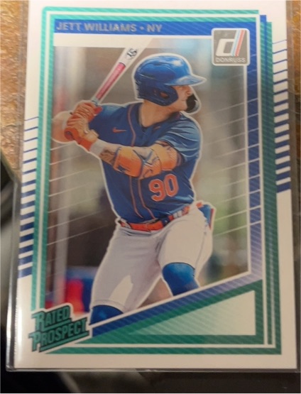 2025 Donruss Rated Prospect #167 Jett Williams — front