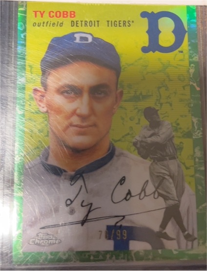 2023 Topps Chrome Platinum Anniversary #464 Ty Cobb — front