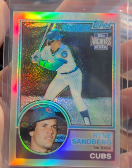 2001 Topps Archives Reserve #71 Ryne Sandberg — front