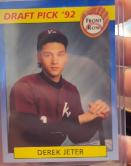 1992 Front Row Draft Pick #55 Derek Jeter — front