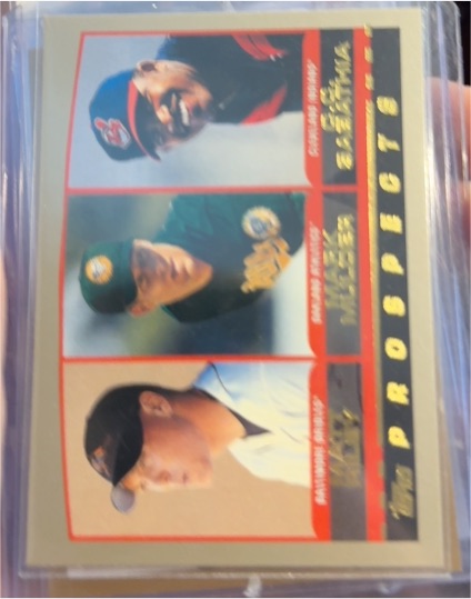 2000 Topps #446 Matt Riley / Mark Mulder / C.C. Sabathia — front