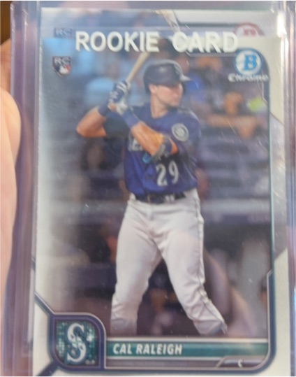 2022 Bowman Chrome #51 Cal Raleigh — front
