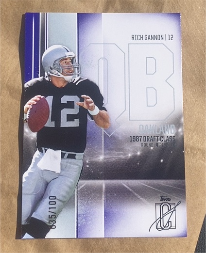 2024 Topps Signature Class #12 Rich Gannon — front