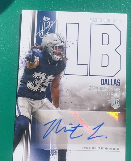 2024 Topps Signature Class #RCA-ML Marist Liufau — front