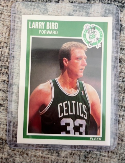 1989-90 Fleer #8 Larry Bird — front